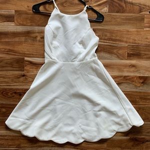 Lulu’s white short dress